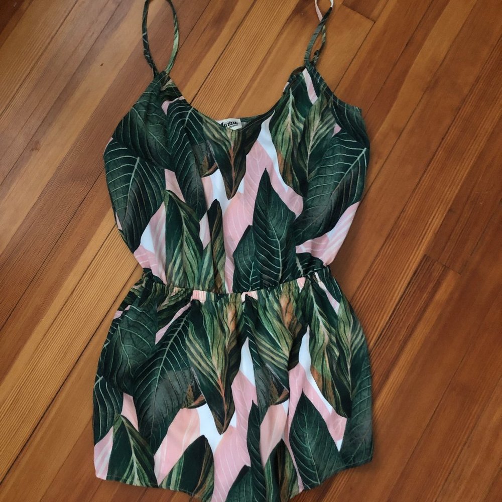 Palm Frond Romper